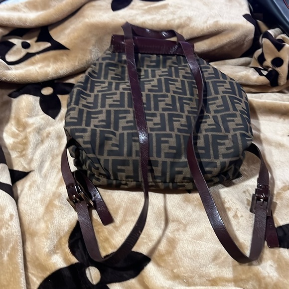Fendi backpack authentic with light scratches and it’s a. Mall backpack - Picture 2 of 7